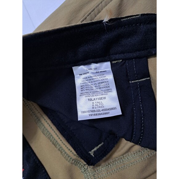 Wrangler Pants Women's 8 Tall Beige ATG All Terrain Gear Nylon Blend Hike Trail - Picture 4 of 10